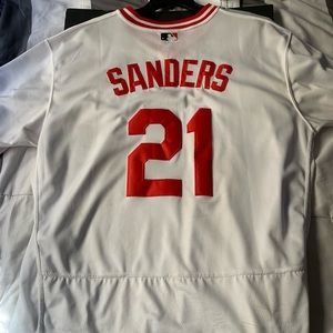 Deion Sanders #21 Cincinnati Red Throwback